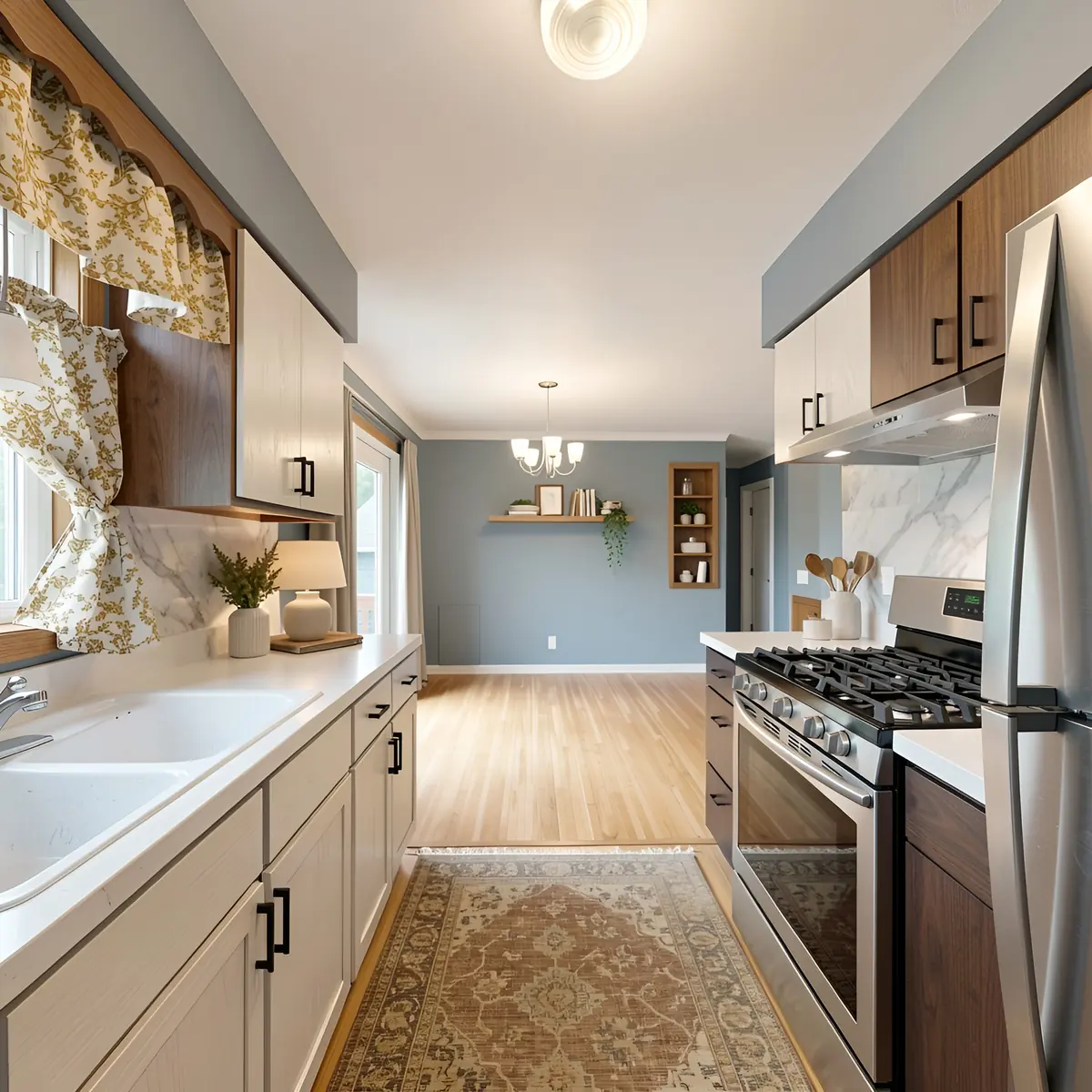 Kitchen after the AI redesign